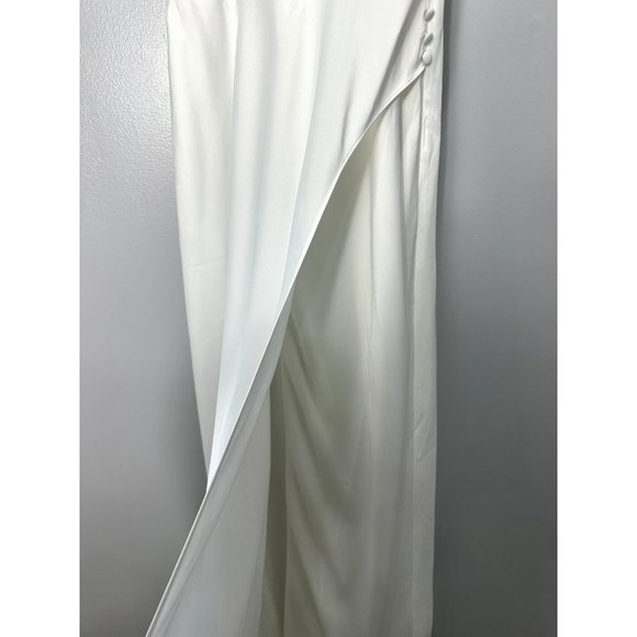 WAYF Women's Off-White Long Dress SIZE: 8 - Picture 5 of 8